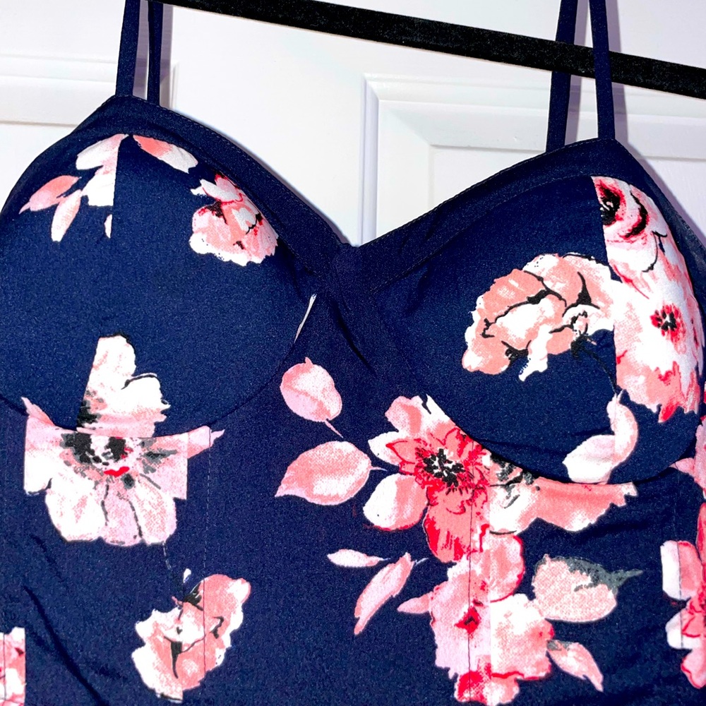 Long flare leg jumpsuit. Perfect for the spring.